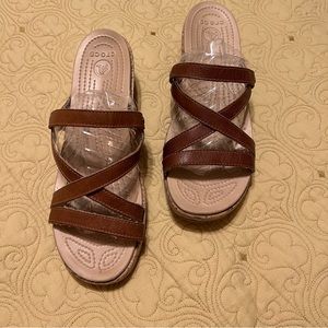 Croc Wedge Sandals Size: 10m